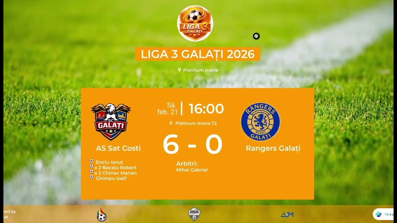 As Sat Costi - Rangers 6️⃣-0️⃣ | 🟧 𝗟𝗶𝗴𝗮 𝟯 | Rezumat etapa a 3-a