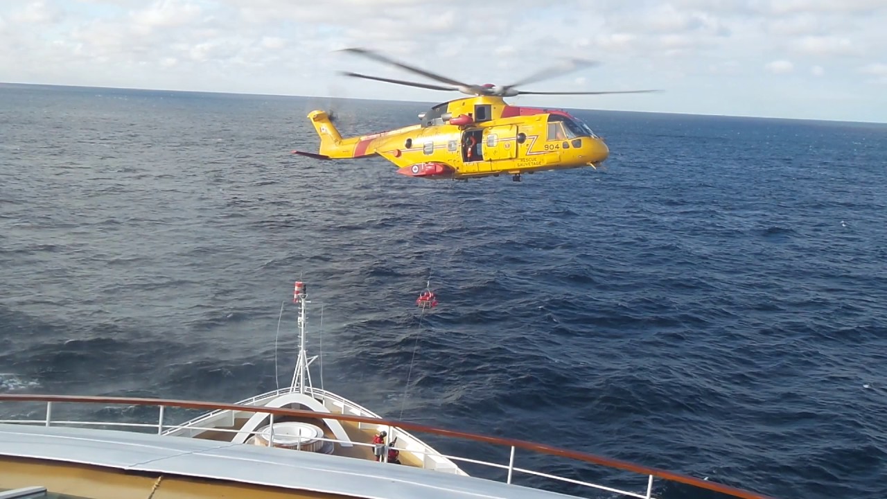 Rescue action Canadian Armed Forces Search and Res
