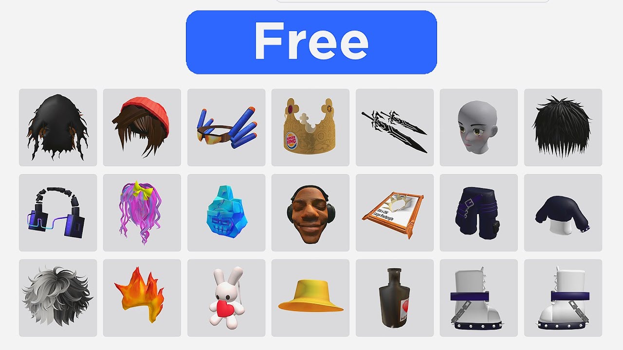 Every FREE Roblox Item Ever Discovered