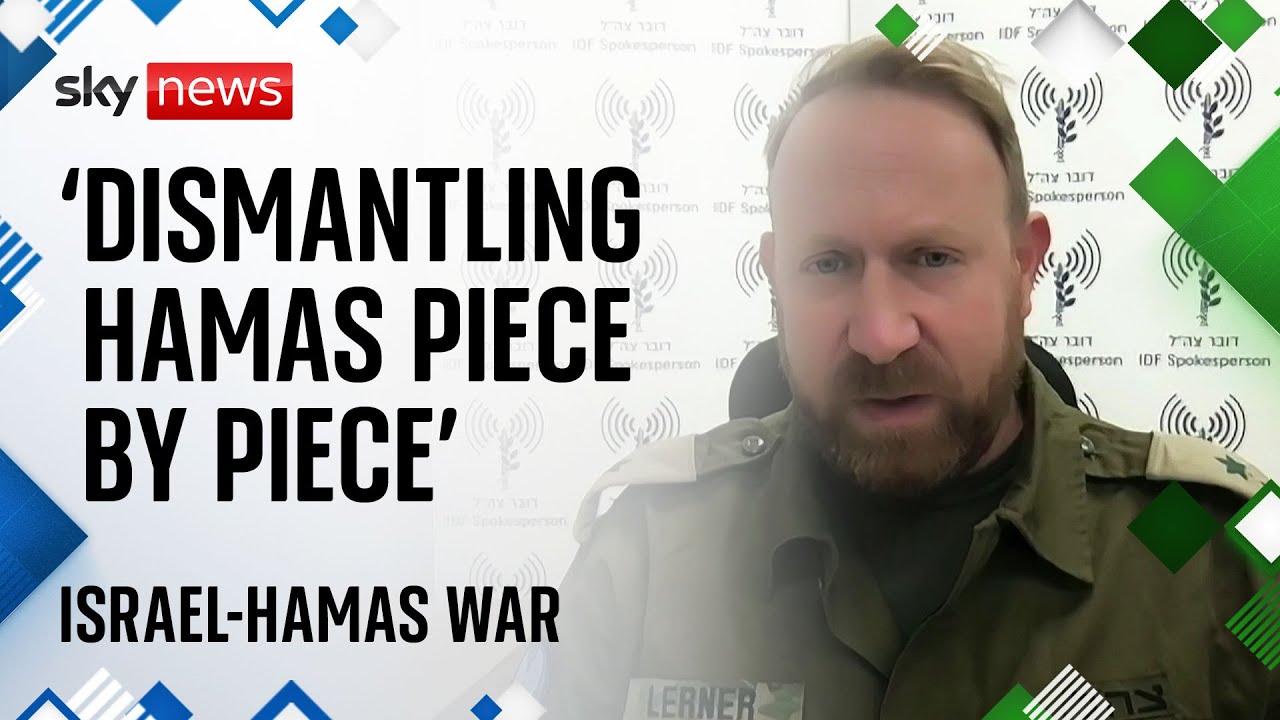 'Hamas needs to leave us alone', says IDF spokesperson