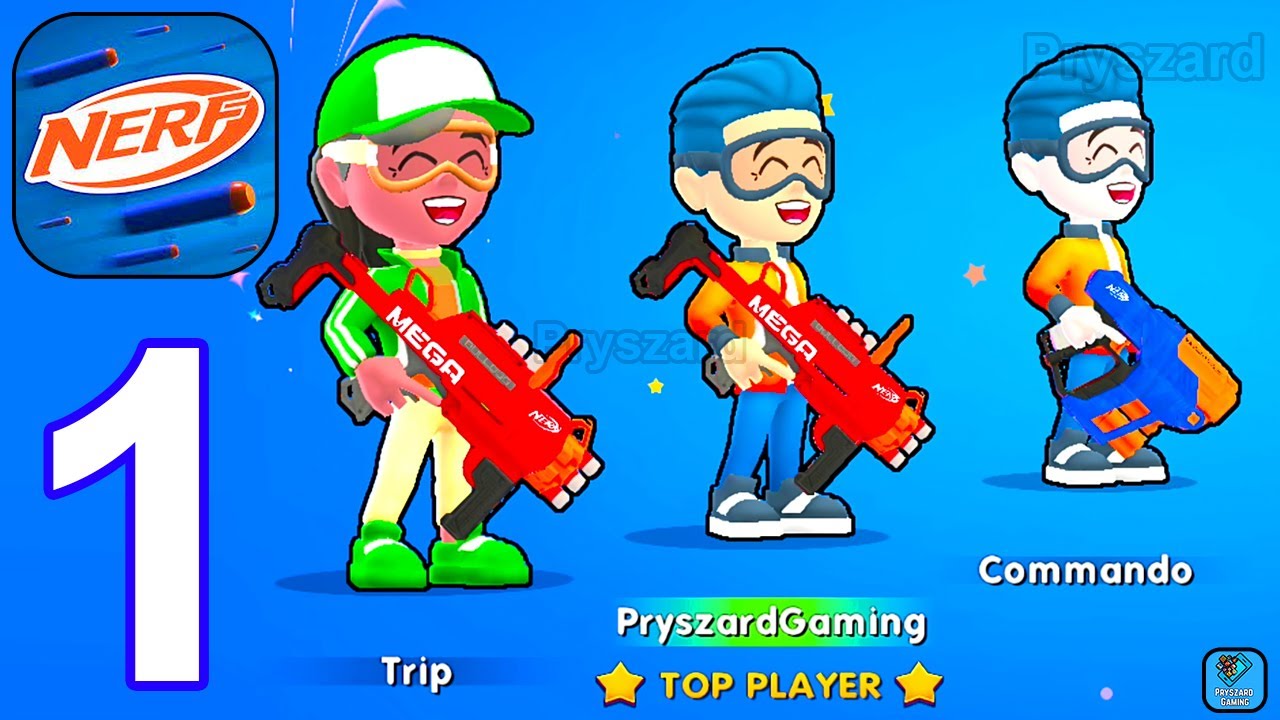 NERF: Superblast - Gameplay Walkthrough Part 1 Tutorial Nerf Battle Game Mode (iOS,Android)