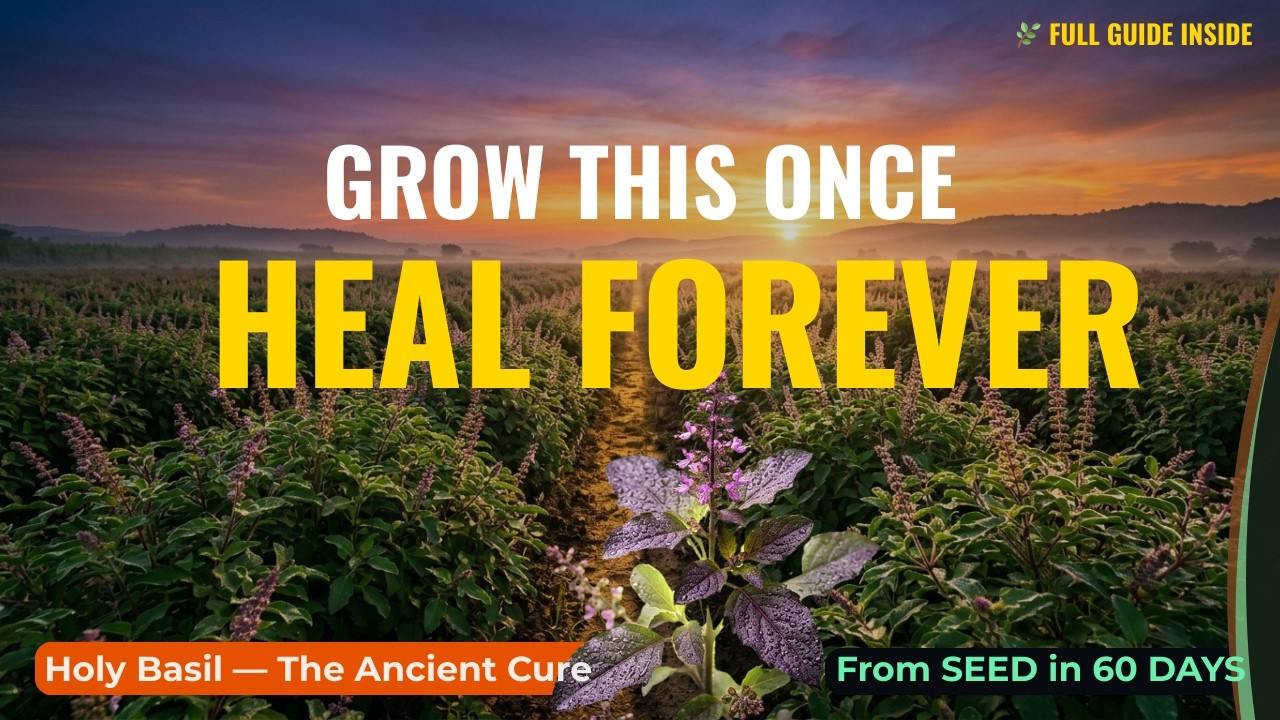 The 3,000-Year-Old Herb Science Finally Proved Right │Holy Basil (Tulsi)