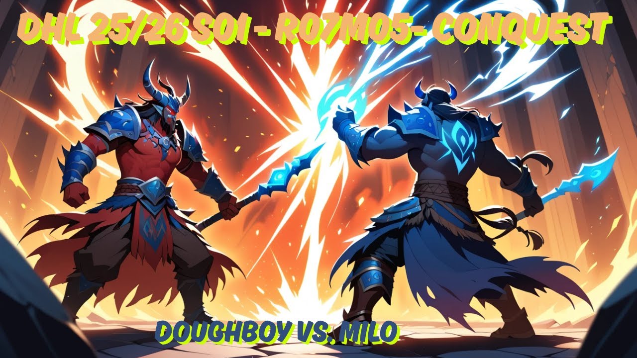 Doughboy vs Milo | DHL S1 R7M5 | Conquest Format | Danish Hearthstone Championship