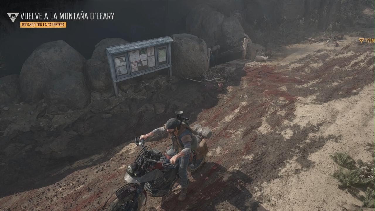 Days Gone: Remasterizado_ Admito que no es el mejor lugar para dejar una minigun
