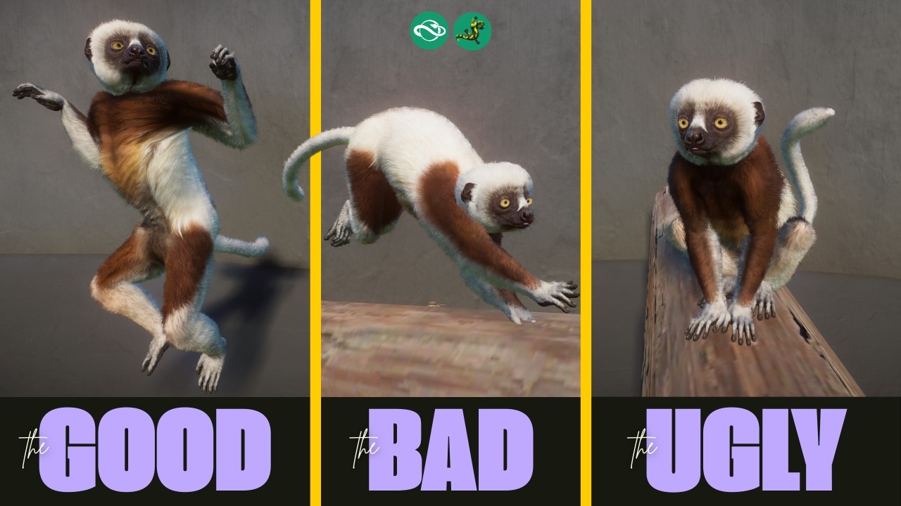 Does one good animation justify all the bad? | Coquerels Sifaka - Planet Zoo Zookeepers Animal Pack