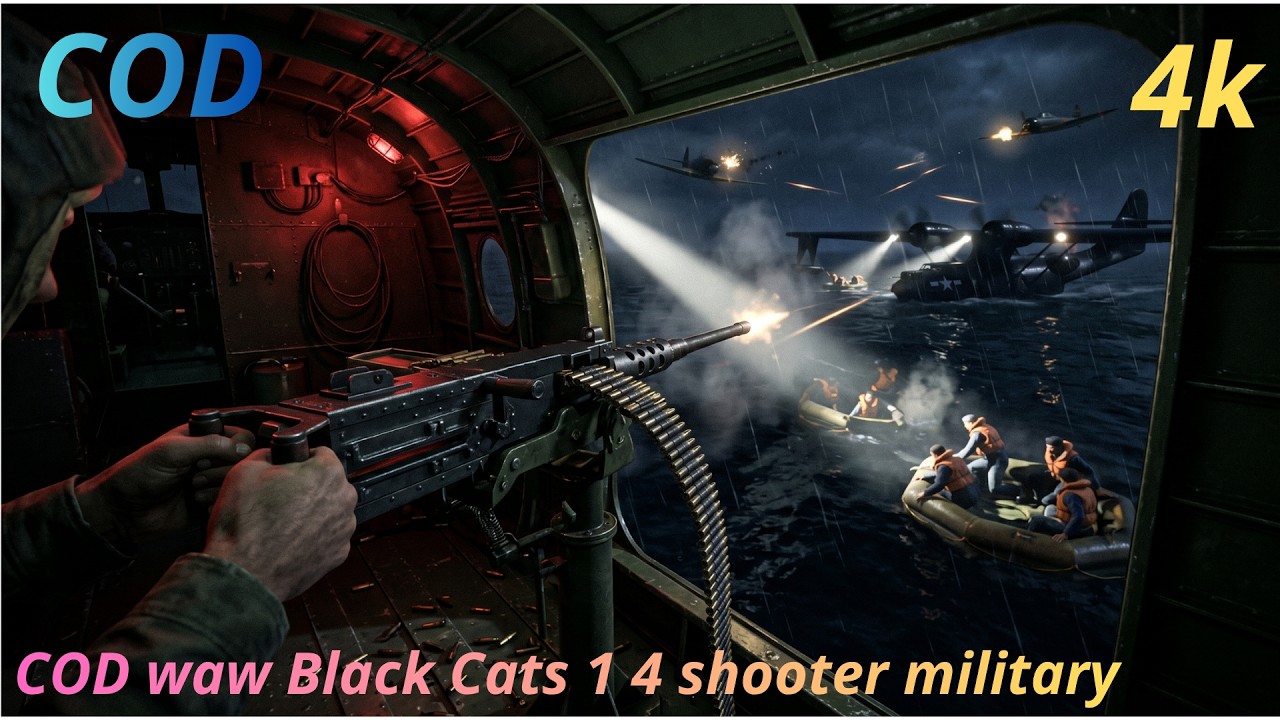 COD waw  Black Cats  1 4 shooter military