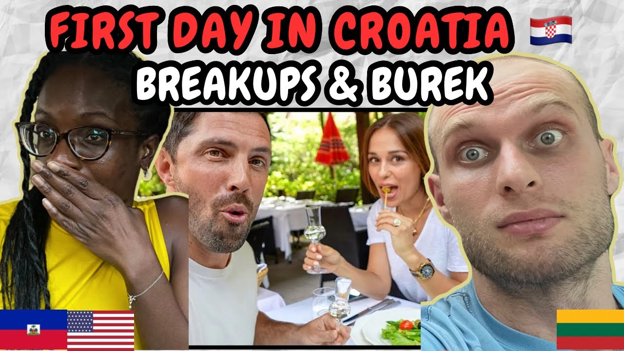 РЕАКЦИЯ НА «Мой первый день в Хорватии» 🇭🇷 Расставания и Бурек в Загребе, Хорватия | СМОТРЮ ПЕРВЫ...