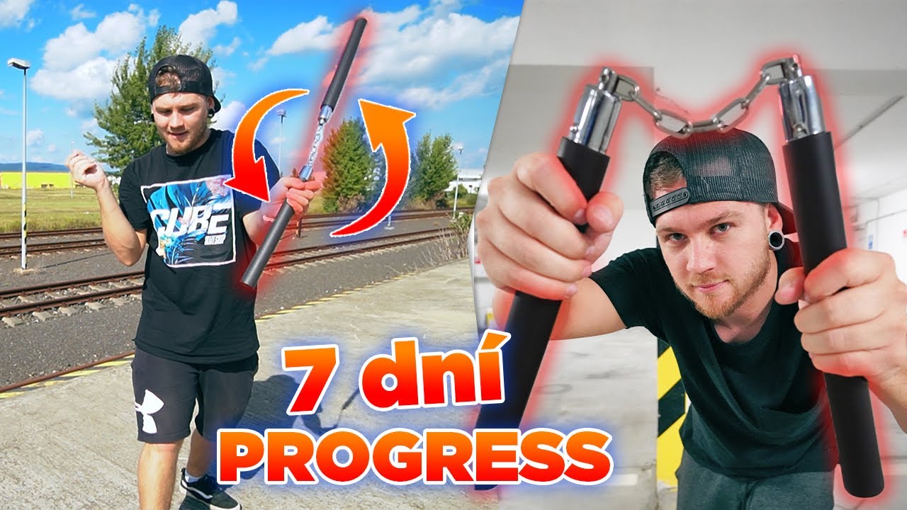 7 dní vs NUNČAKY - Nunchaku progress *nebezpečné*