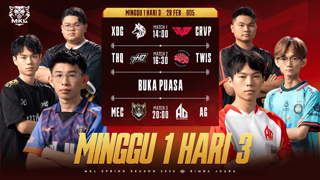 🔴 LIVE NOW | [BM] Musim Bunga 2026 | Regular Season Minggu 1 Hari 3