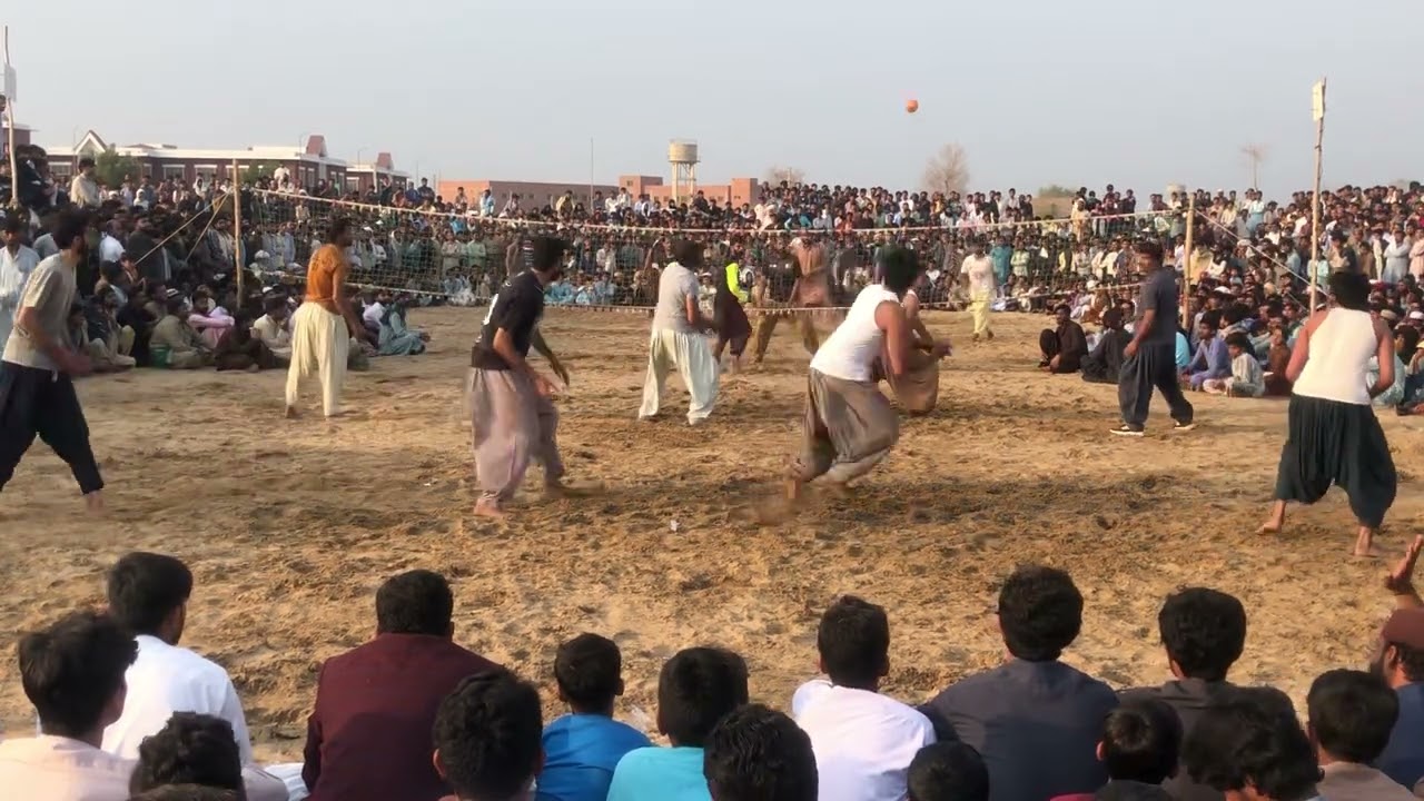 All Pakistan volleyball match tariq jalbani club vs jalal pur club #volleyball