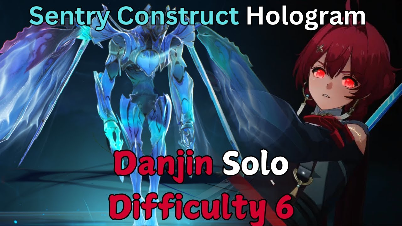 Wuthering Waves Sentry Construct Hologram Difficulty 6 No Hit | Danjin Solo