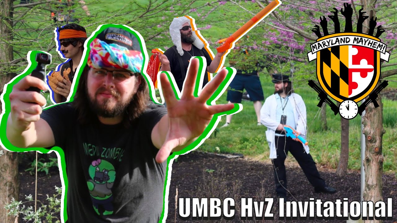 Beware The Media Zombie - Maryland Mayhem UMBC HvZ Invitational (A Day of Nerf)
