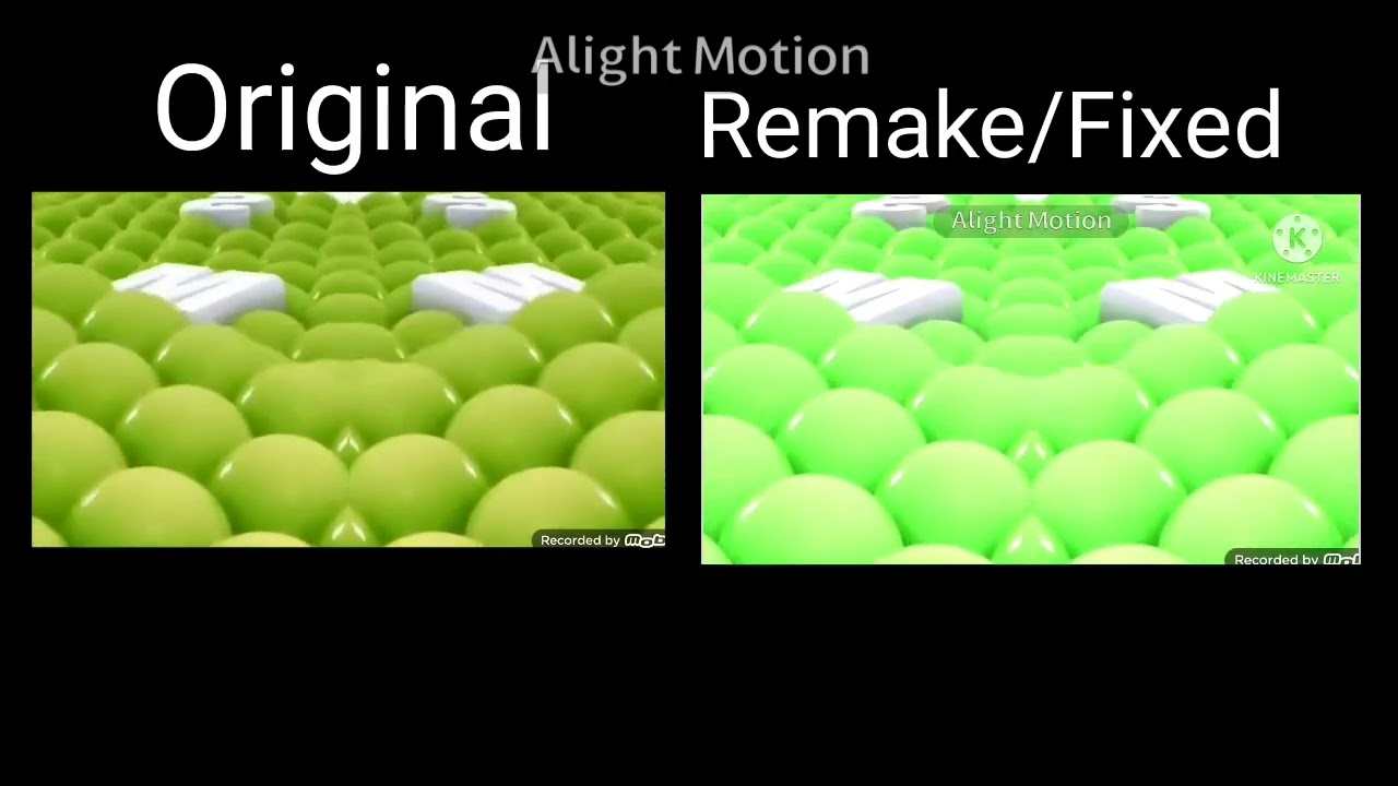 Samsung Logo Balls Effects 2 Original vs Remake