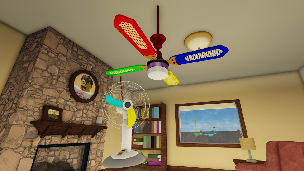 Special New Wobbly Ceiling Fan in Suburban Home | Roblox