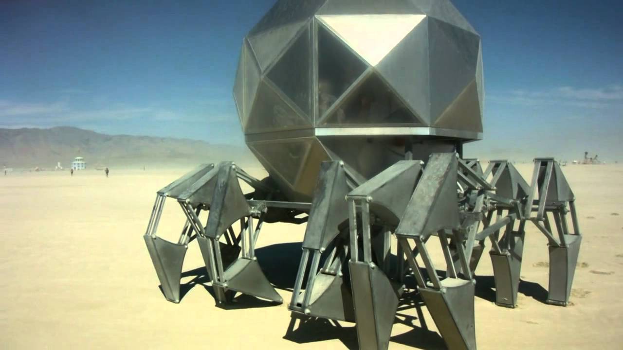 walking pod burning man 2012
