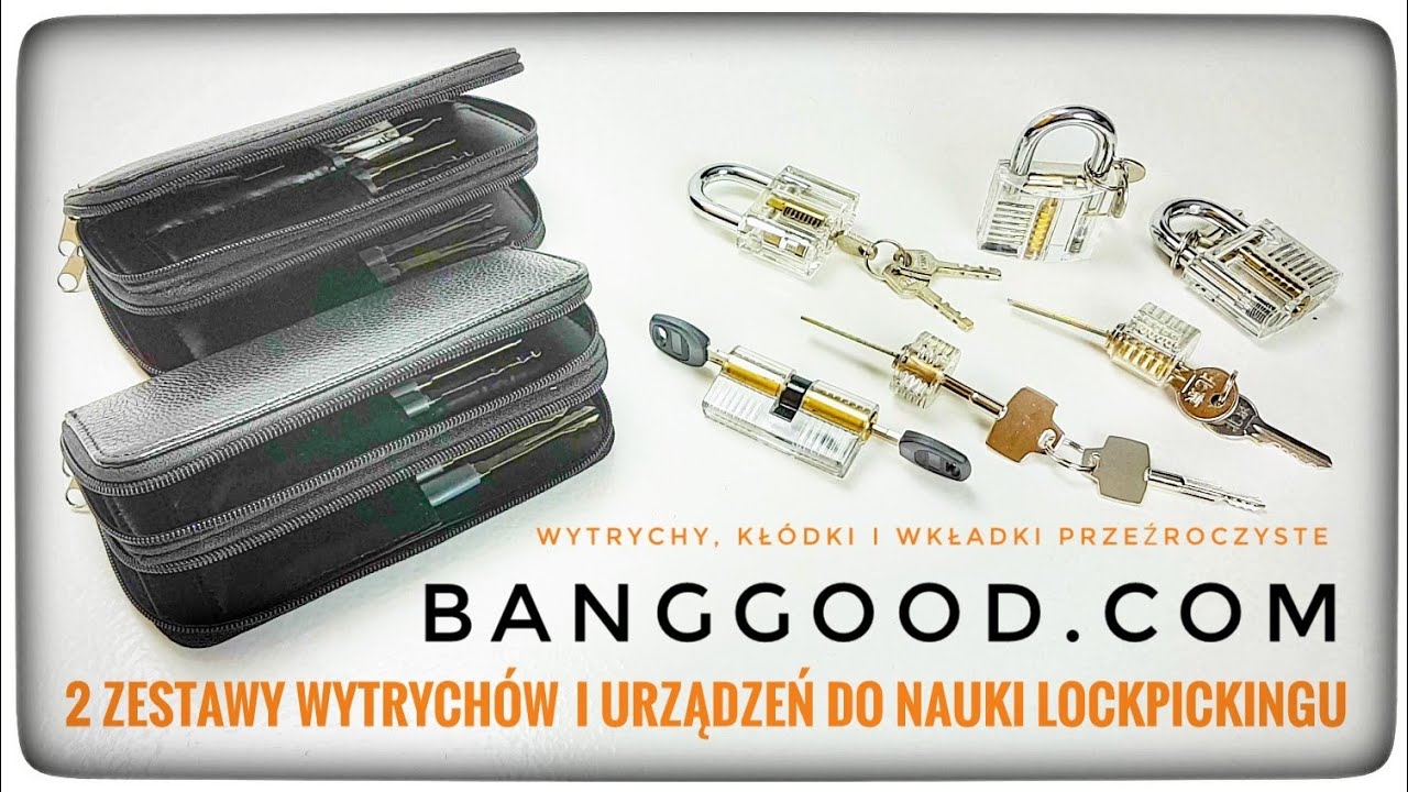 Zestaw wytrychów i kłódek do nauki Lockpickingu - Banggood DANIU 1194148 170 zł i 1202650 77 zł
