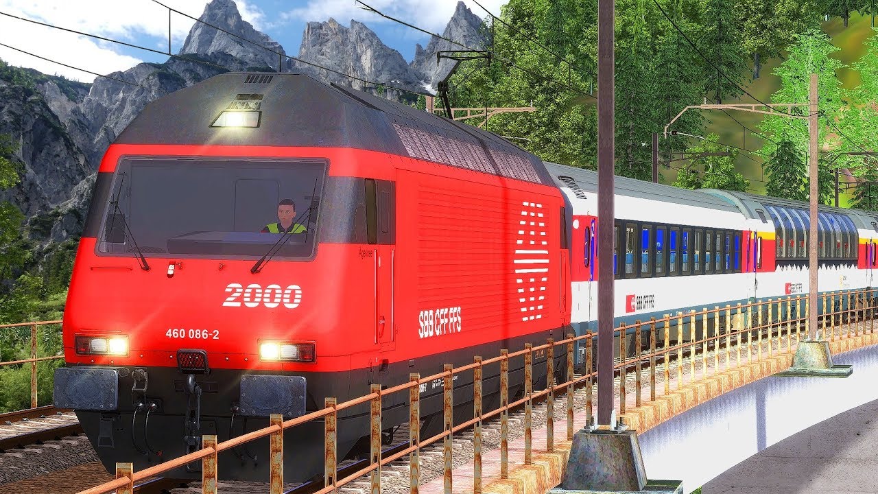Gotthard Panorama Express | TRAIN SIMULATOR 2020 | Touristikzug & Gotthard Nordrampe | SBB Re460