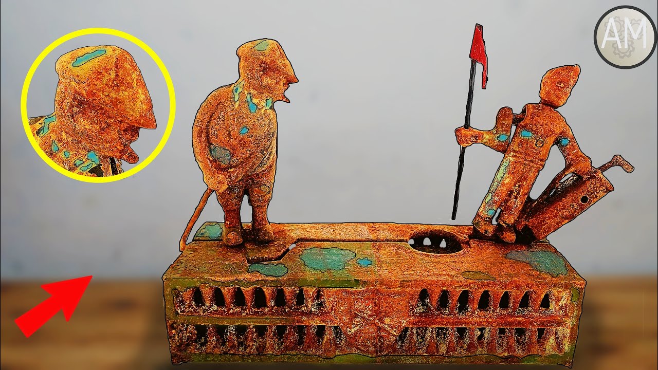 Restoration Of Vintage Mechanical Coin Bank