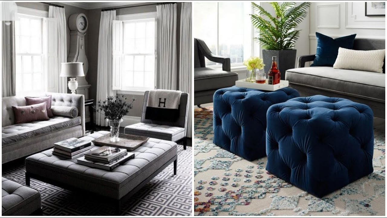 30 Stylish Ottoman Coffee Table Ideas 2024 | Ottoman Coffee Table Design for Living Room Interior