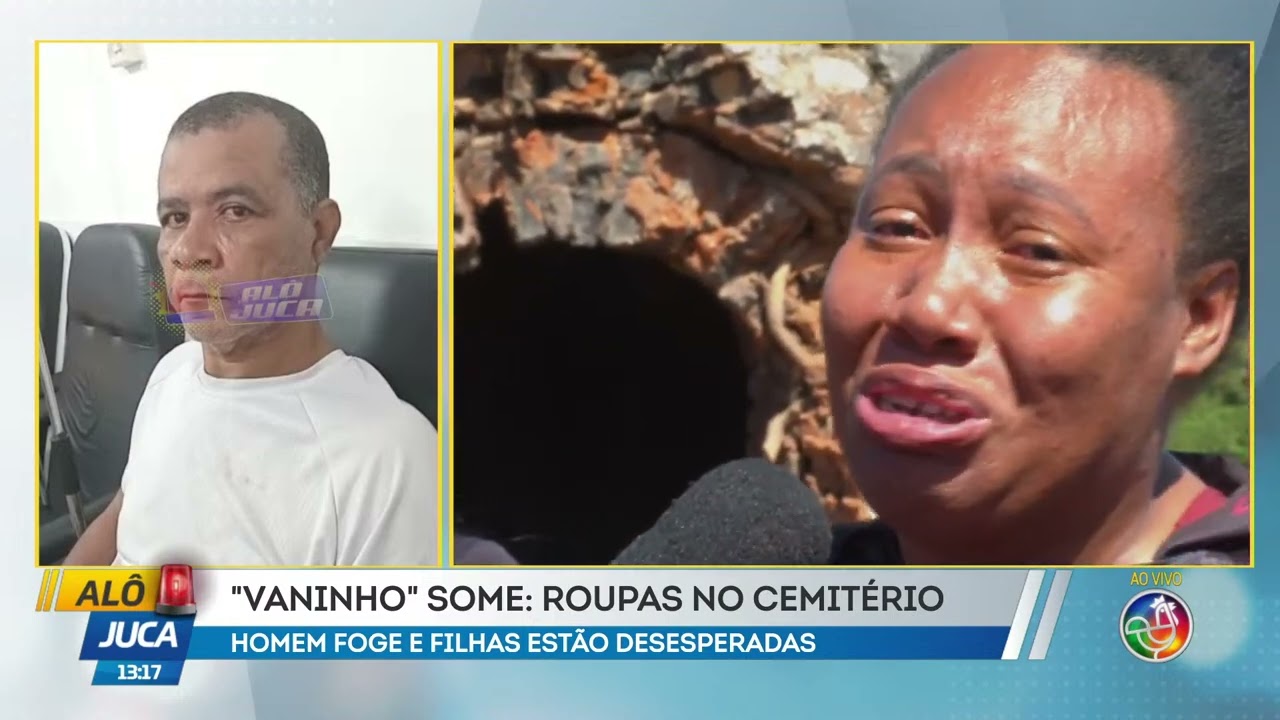 Vaninho desaparece: roupas no cimitério | ALÔ JUCA | TV ARATU