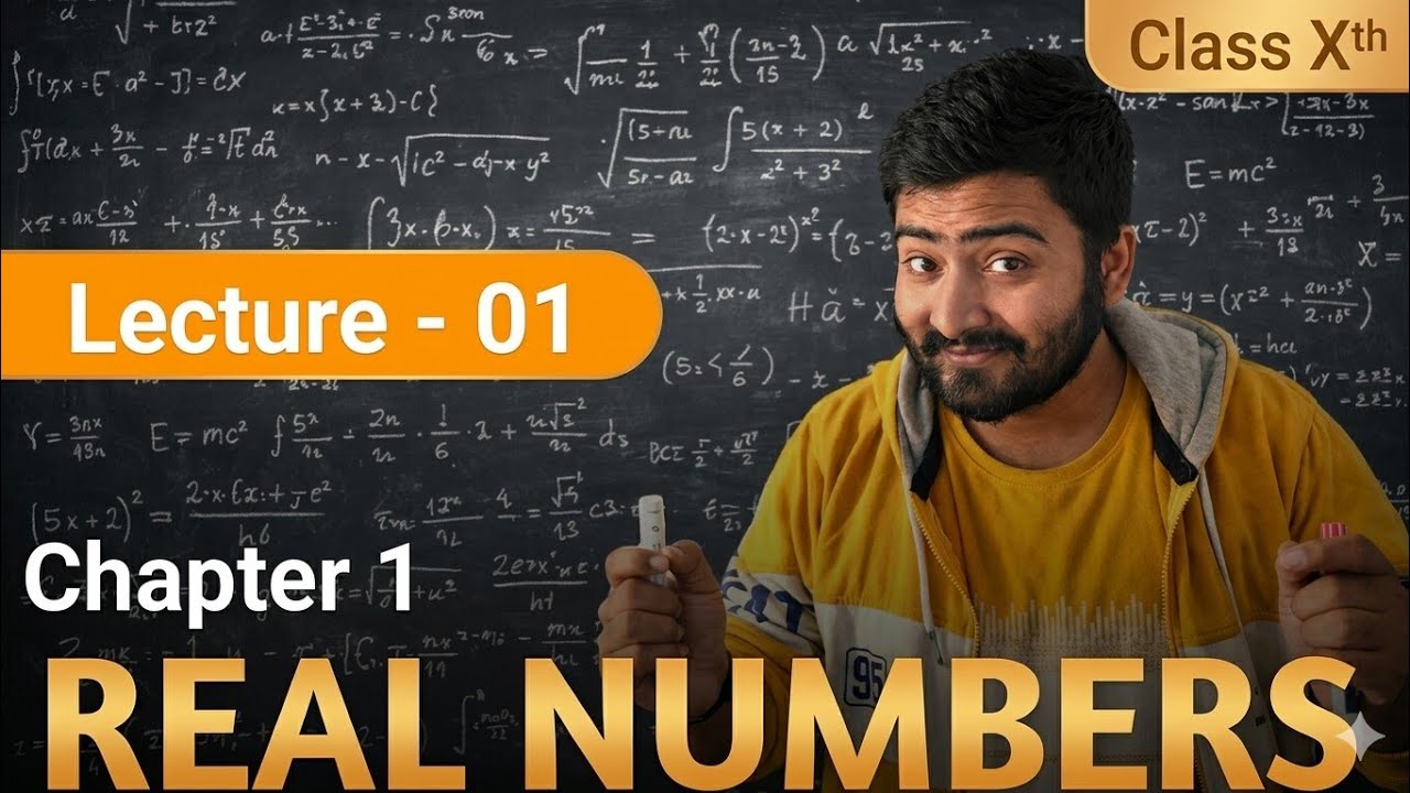 Class 10 Maths Chapter -1 Real Number |Lecture 01| Arush Rajkumar 