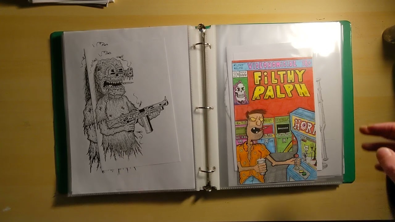 SKETCHBOOK 2023 FULL TOUR - HORROR & UNDERGROUND COMIX + ZINES