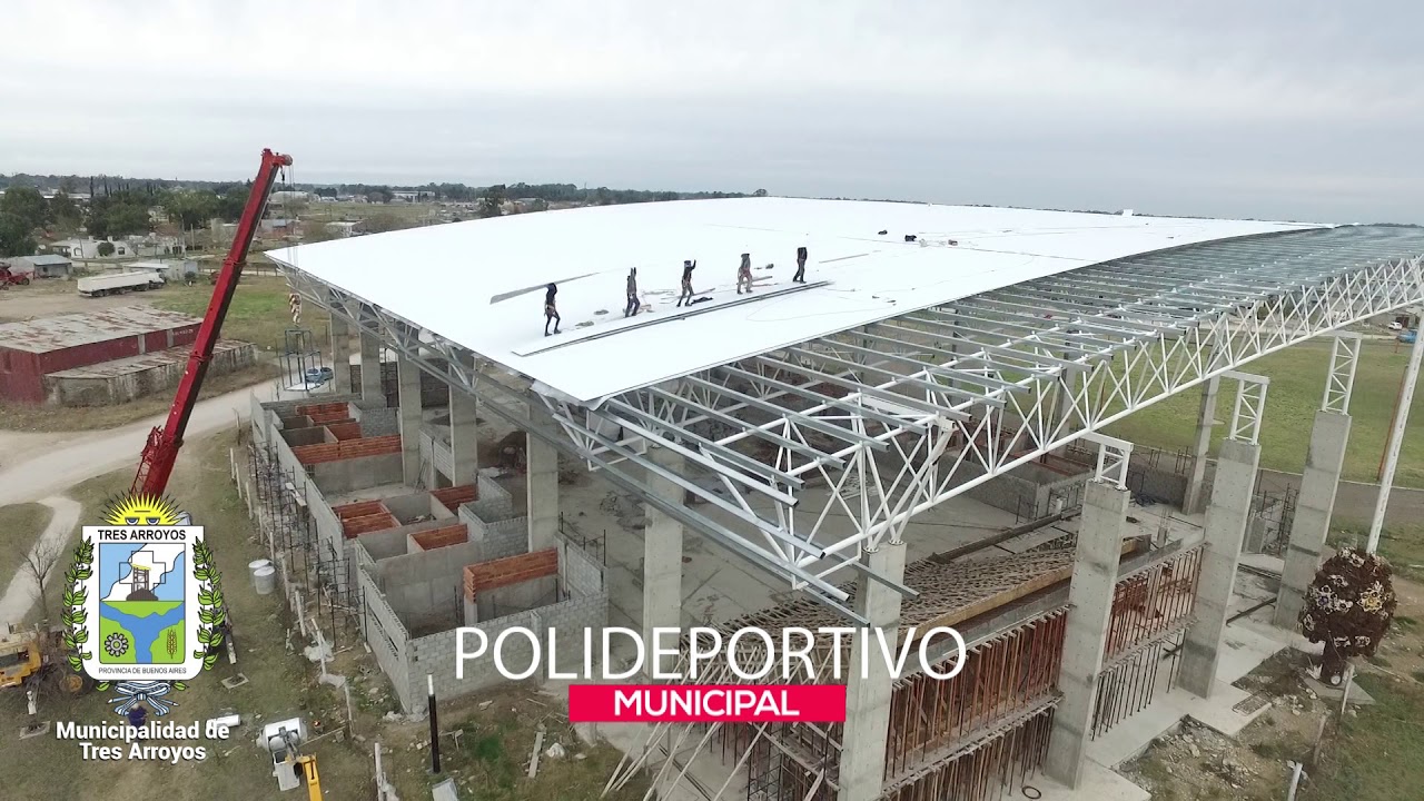 Polideportivo Municipal - Proceso de construcción