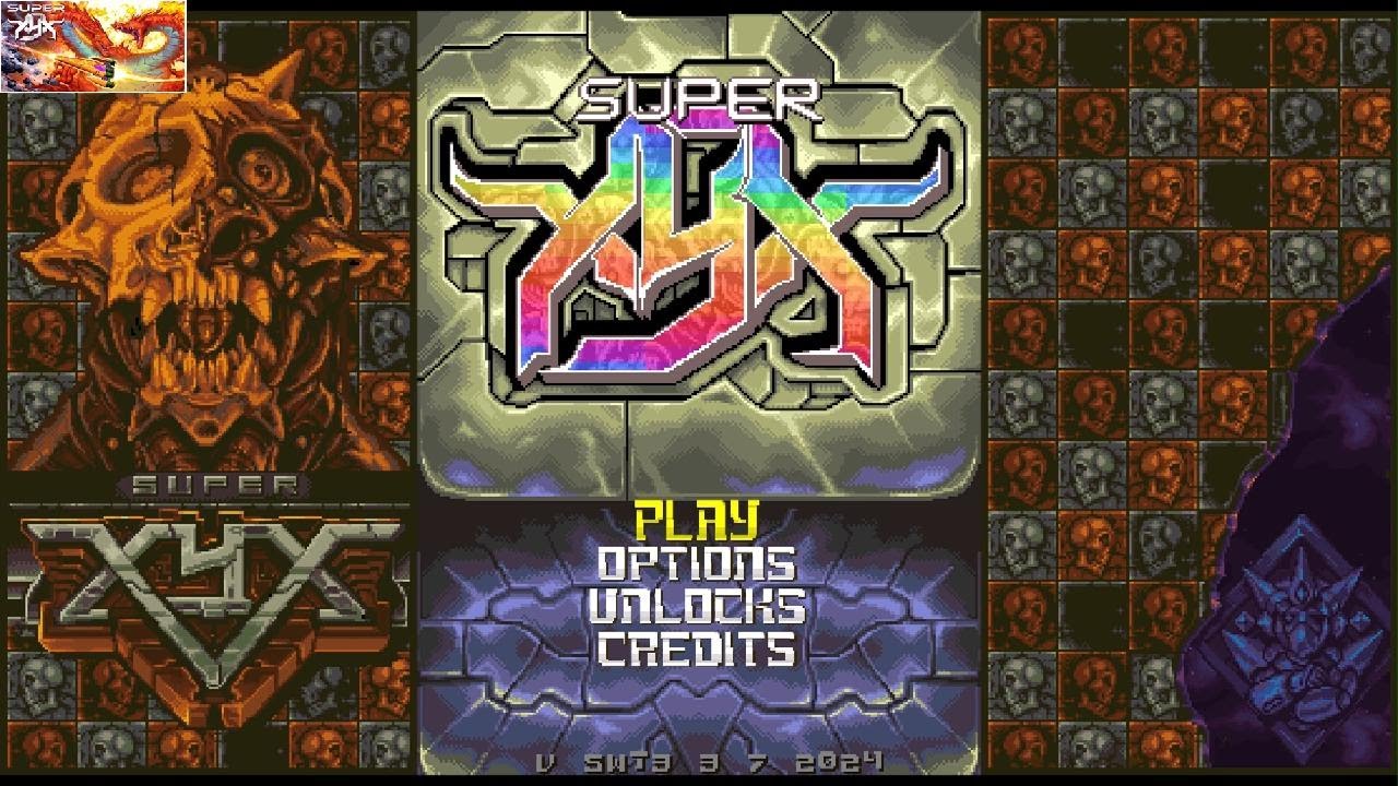(PS4 )Super XYX_アーケードモード1CC 真ボス有り