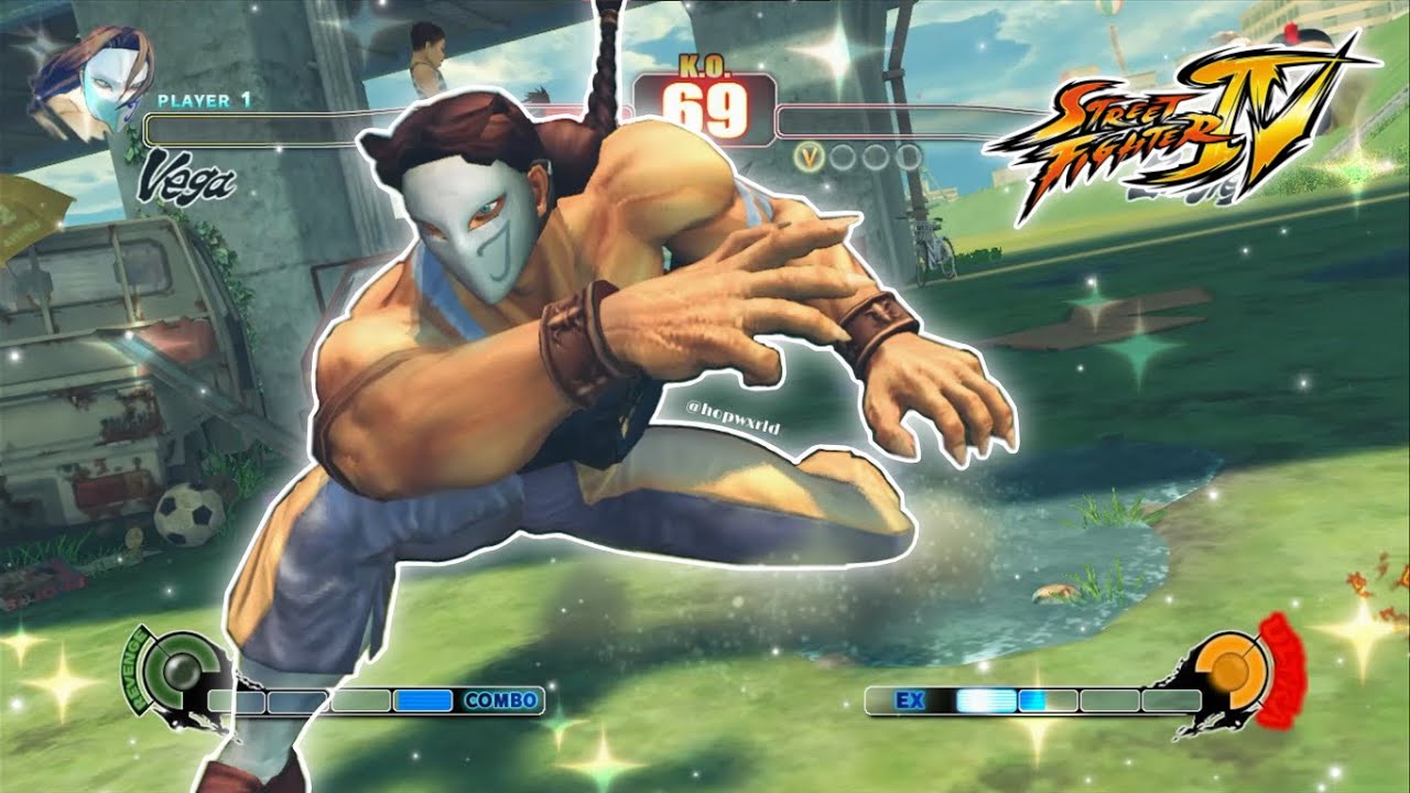 Вега против Зангиефа (наивысший уровень сложности) | Street Fighter IV