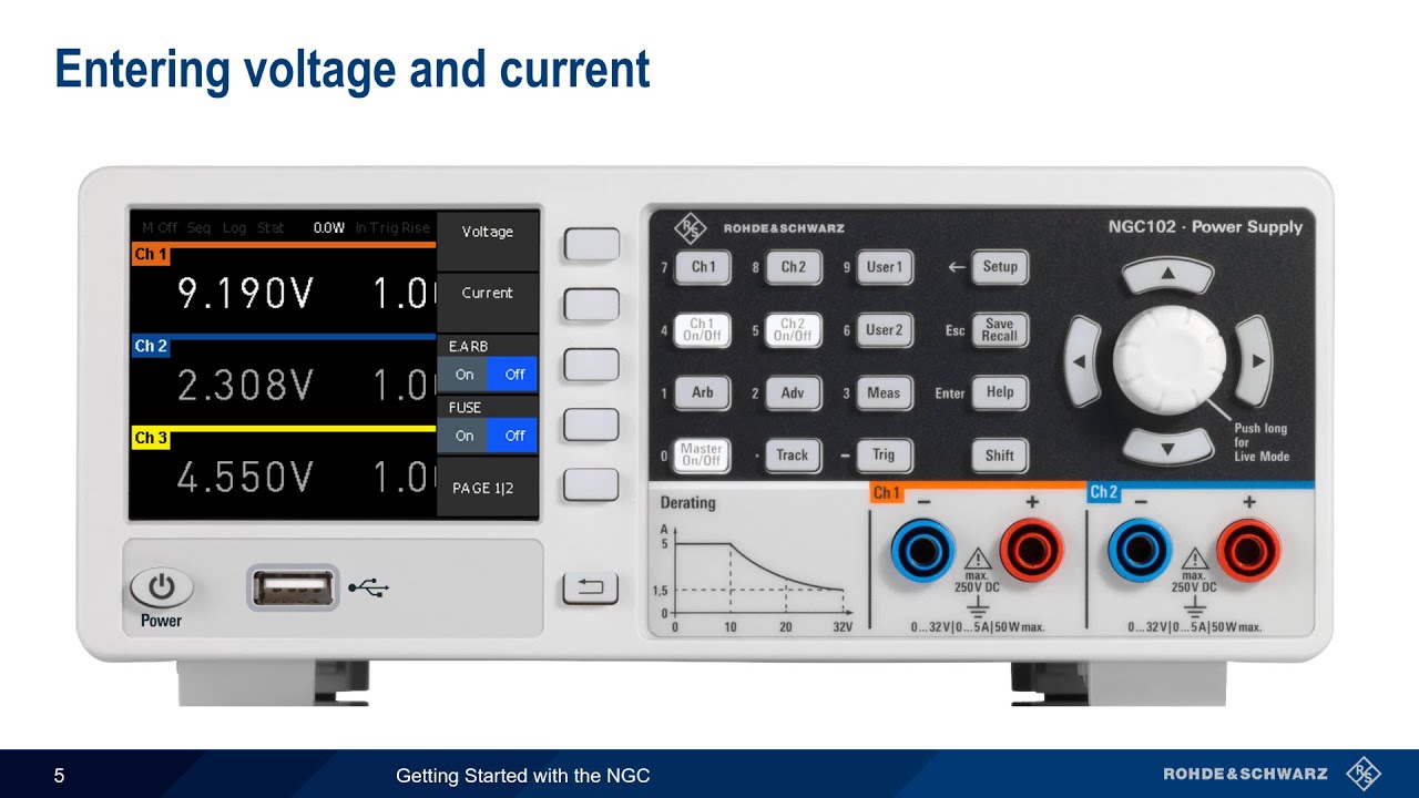 Getting Started with R&S NGC Power Supplies