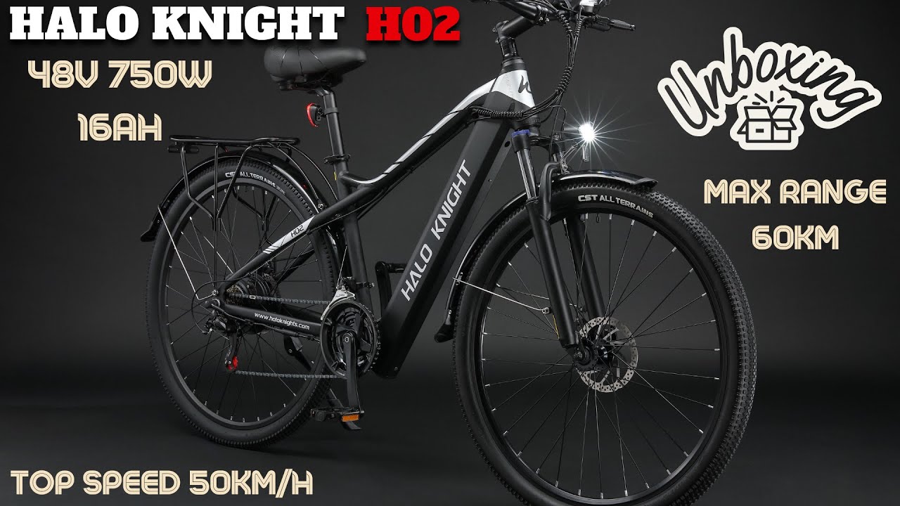 Unboxing HALO KNIGHT H02 Electric Bicycle