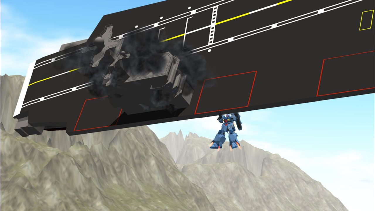 How to lift USS Beast with Mobile Suit
