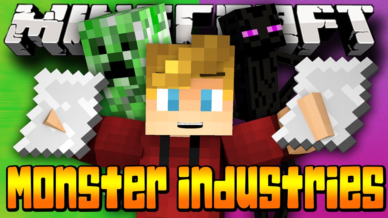 Minecraft MONSTER INDUSTRY WARS! 3v3 (Minecraft Real Time Strategy Game) - w/Lachlan & Friends