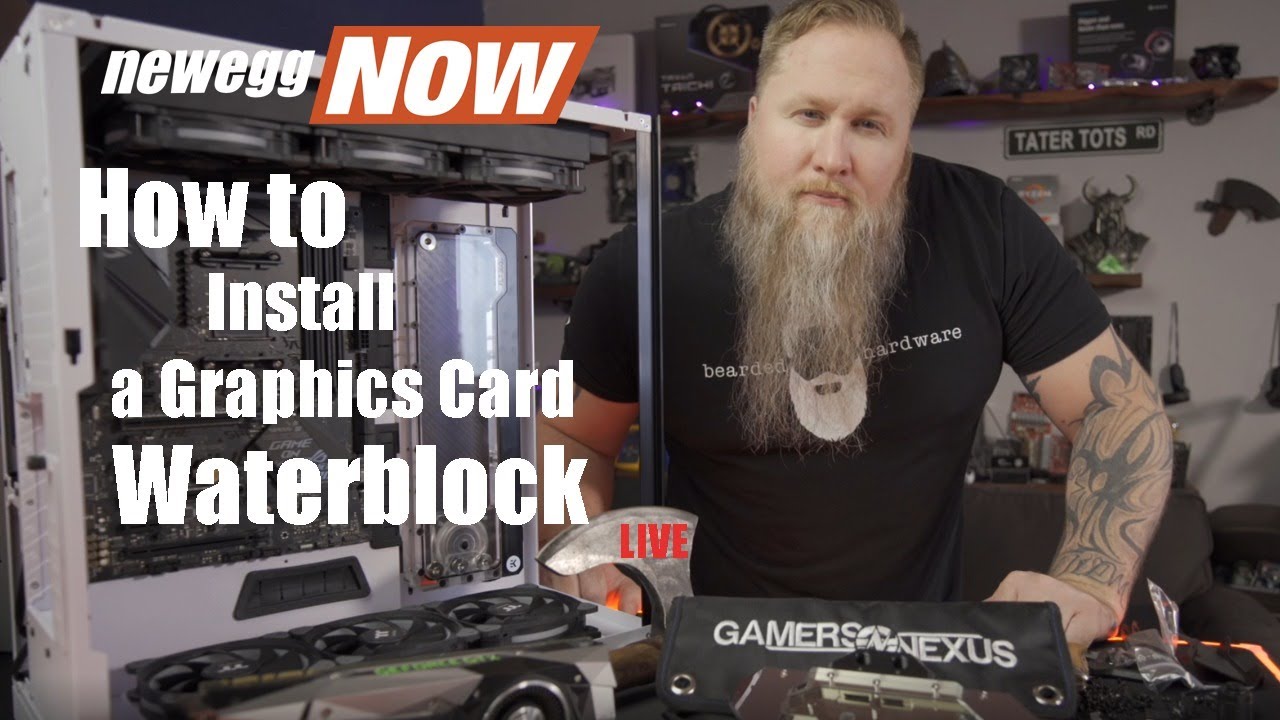 How to Install a Graphics Card Waterblock with Build Updates Stream - Newegg Now
