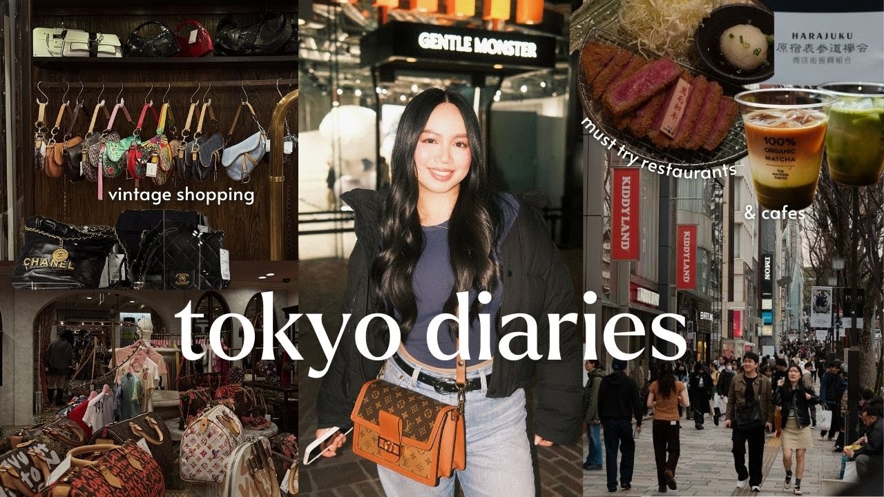 Japan travel diaries 🇯🇵 5 days in Tokyo, must try restaurants, cafes and vintage shopping