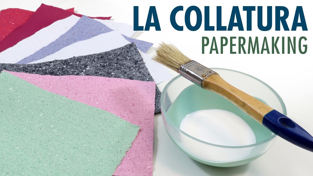 La collatura nei fogli di carta fatti a mano - Tecniche, prove e risultati  | PAPERMAKING
