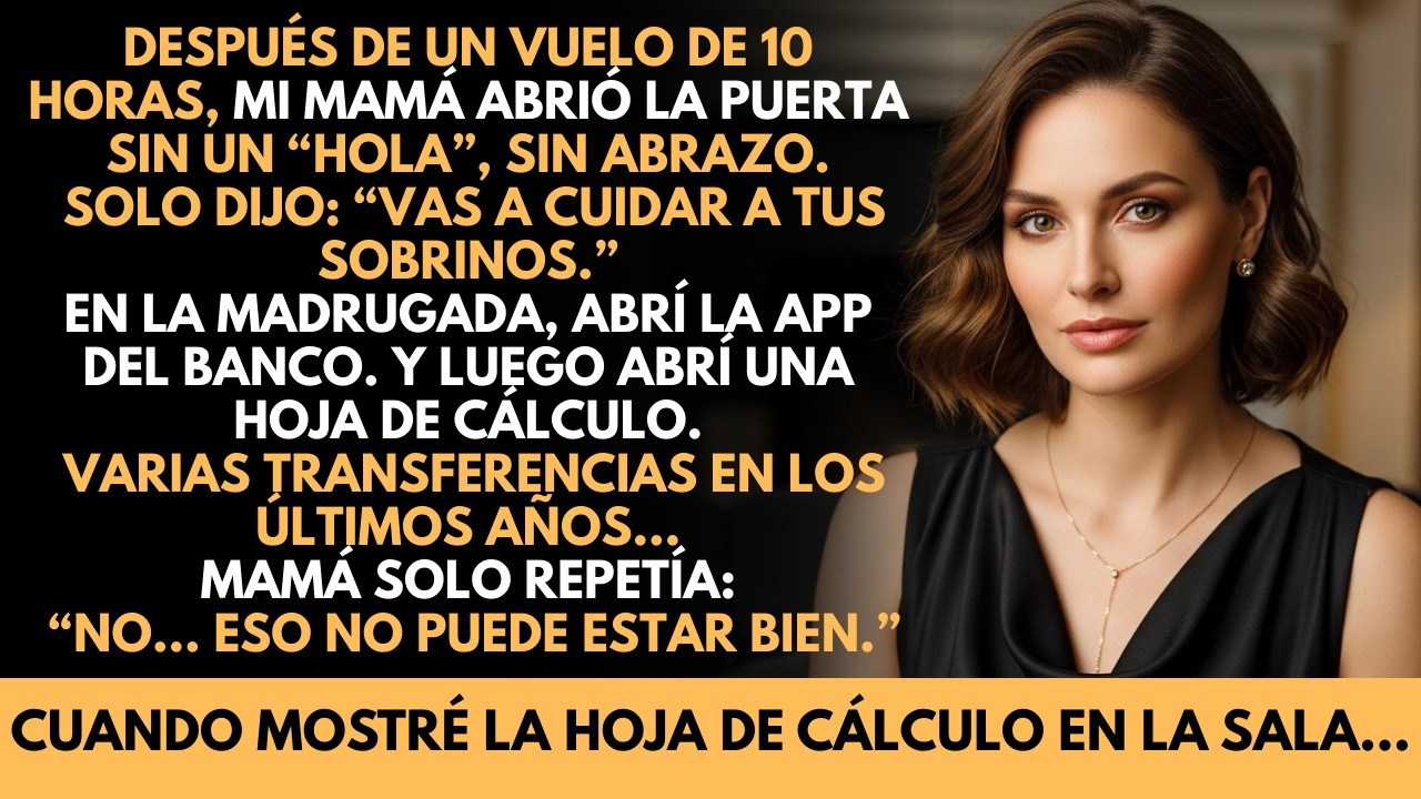 Me llamó llorando para Navidad — llevé una hoja de cálculo que arruinó la fiesta...