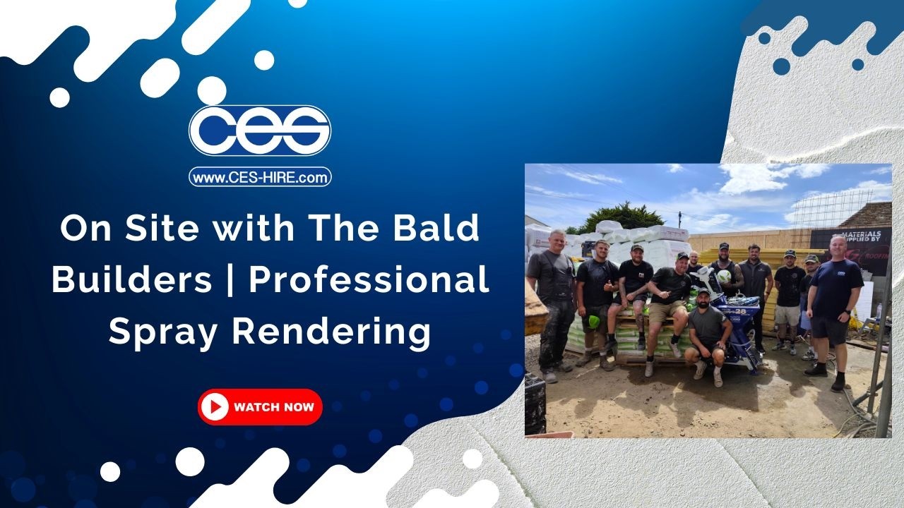 On Site with The Bald Builders | Professional Spray Rendering