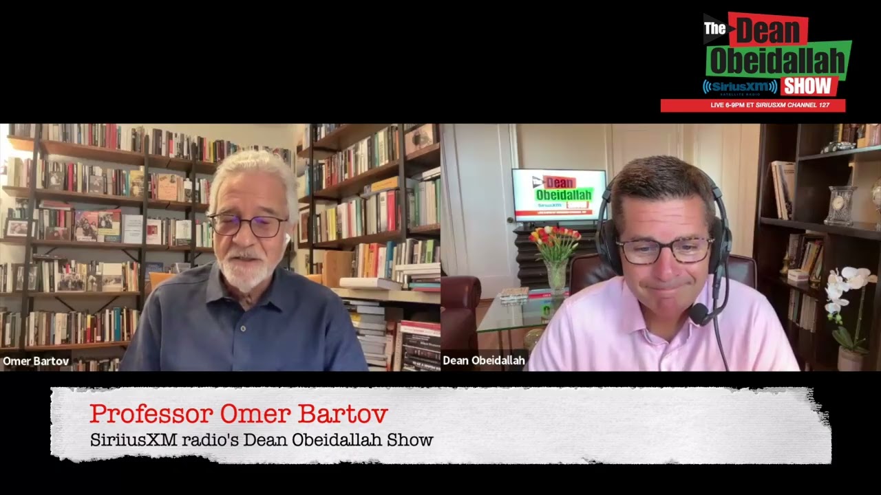 Omer Bartov- Prof of Holocaust and Genocide Studies-tells brutal truth of what is happening in Gaza