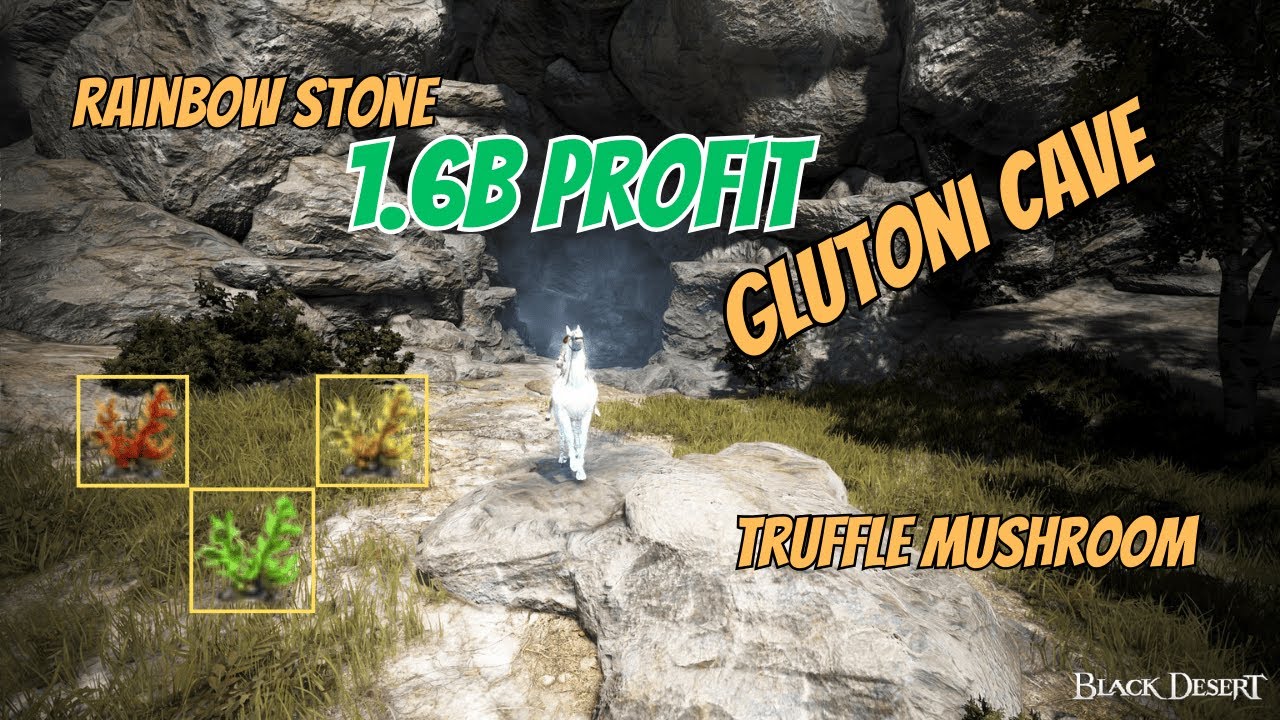 BDO Life | Glutoni Cave Location Gathering | 1.6B Profit | 2400 Mastery