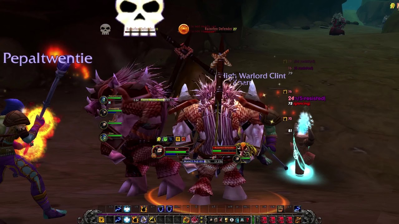 RFK - 23K XP/H @ level 28 | WOW Classic Preparation Melee Cleave Dungeon Leveling