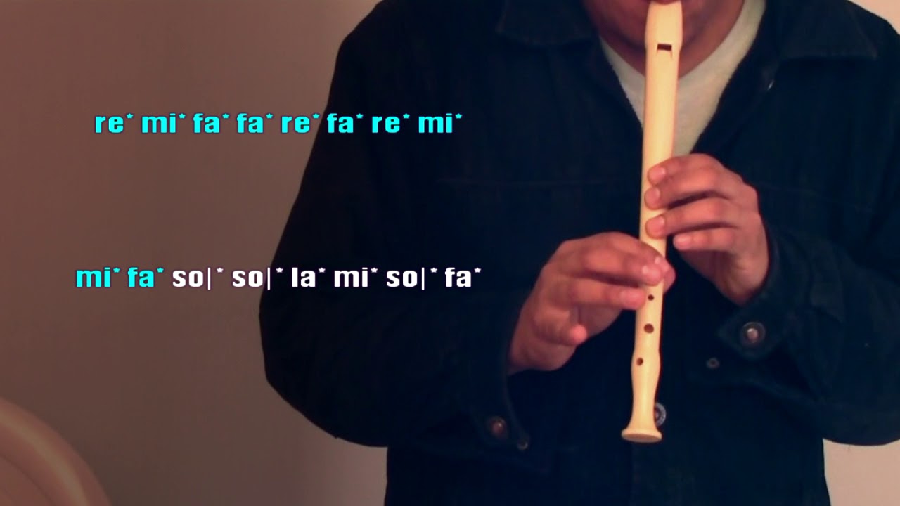 A mi manera en flauta
