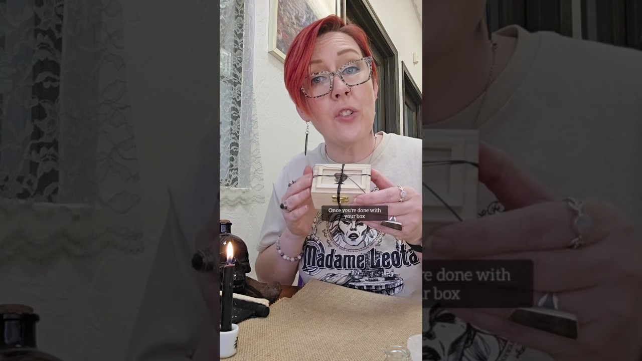 Mirror Box Witchcraft Spell         #witchcraft #spells #inkedgoddesscreations