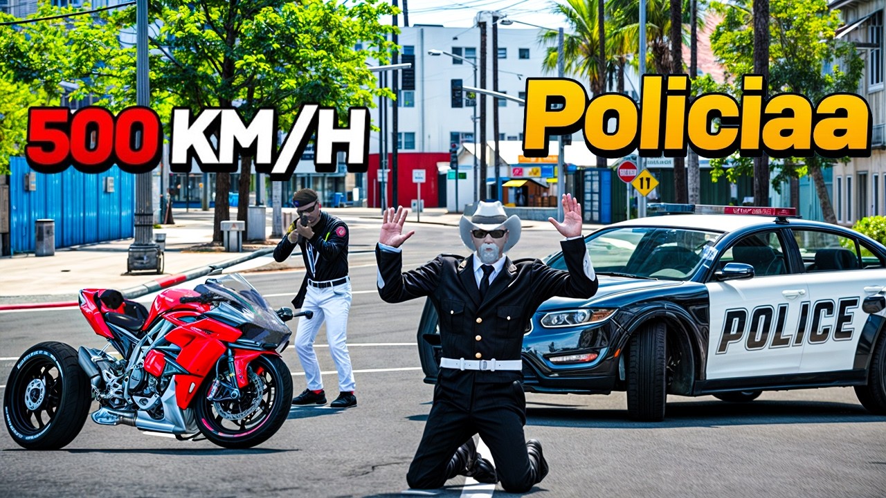 Utilizamos Una H2R Para Escapar De La Policia Gta Rp