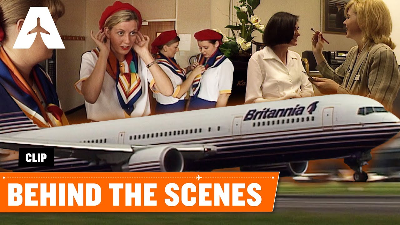 Inside Britannia: 90s Cabin Crew Training Throwback | Airline S1 | Clip