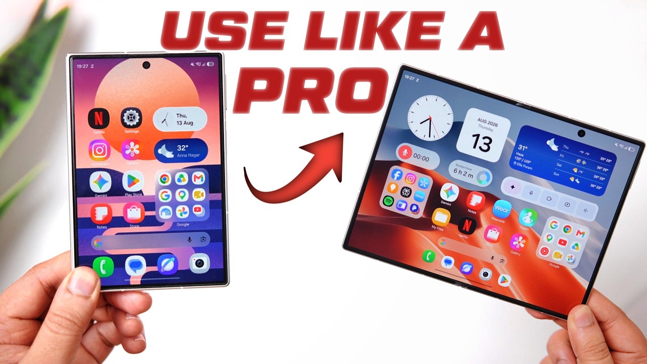 Galaxy Z Fold 8: STOP Using it Like a Regular Phone! (15+ PRO Tips & Hidden Features)
