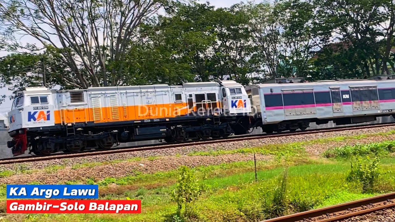 KERETA PANJANG NGEBUT DI TIKUNGAN PERCABANGAN KROYA!
