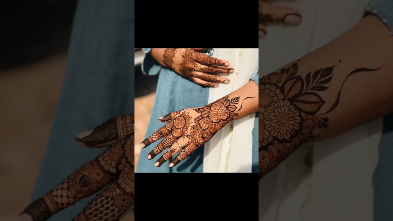 Beautiful Arabic Mehndi Design | Latest Mehndi Trends 2025 #shorts #youtubeshorts