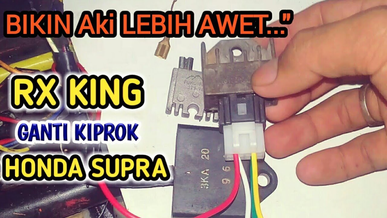 CARA PASANG REGULATOR MOTOR (SUBTITUSI KIPROK RX KING)