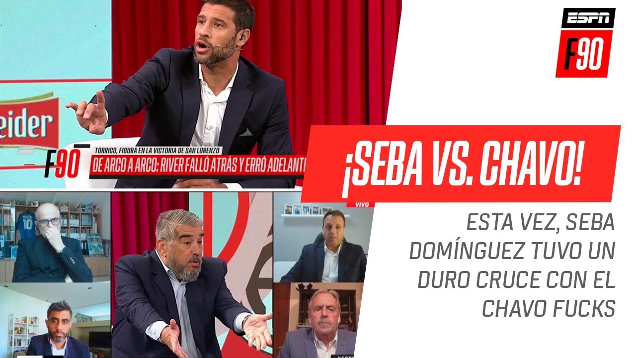 ¡ROUND 2 DE SEBA! Luego de cruzarse con #Ruggeri, #Domínguez debatió fuerte con el Chavo #Fucks